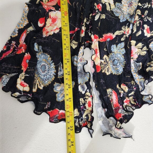 Mesmerize Camisole Womens Medium Floral Lace-Trimmed Sleeveless Boho Whimsigoth - Picture 7 of 13